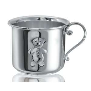 Sterling Silver Teddy Bear Baby Cup Baby