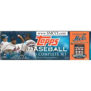   2009 Topps Factory Baseball set (NY Mets verison): Sports & Outdoors