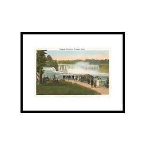 Prospect Park, Niagara Falls, New York Scenic Pre Matted Poster Print 
