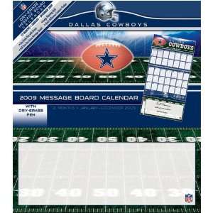  Dallas Cowboys NFL 12 Month Message Board Calendar: Sports 