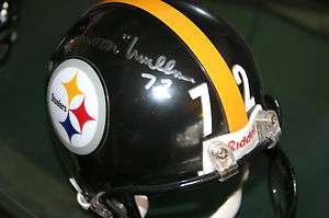   MOON MULLINS autographed Pittsburgh Steelers mini helmet   CUSTOMIZED