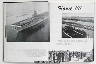 USS ESSEX CVA 9 FAR EAST CRUISE BOOK 1953 1954  