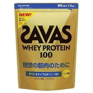  SAVAS Whey Protein 100 Vanilla flavor   1.0kg: Health 