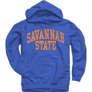   Savannah State Tigers Royal Arch Hooded Sweatshirt