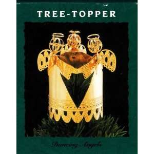   : Hallmark 1992 Miniature Tree Topper Dancing Angels: Home & Kitchen