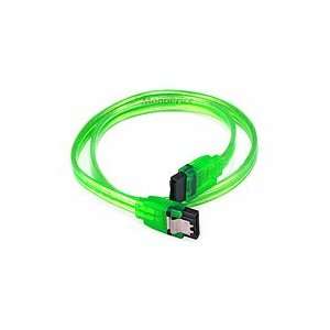  Brand New SATA3 Cables w/Locking Latch / UV Green   18 