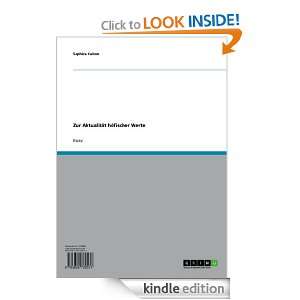   Werte (German Edition) Saphira Kulow  Kindle Store