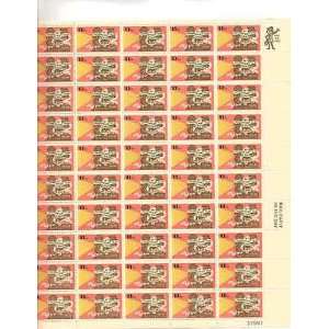   Pictures Sheet of 50x13 Cent US Postage Stamps Scot 1727 Everything