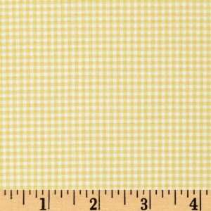  44 Wide Michael Miller Tiny Gingham Citron Fabric By The 