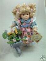 Collectors Choice Doll w/Flower Cart Series by Dandee  