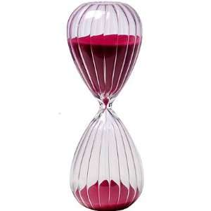  2 Hr. Ribbed Hourglass Sand Timer Rose 12 Kitchen 