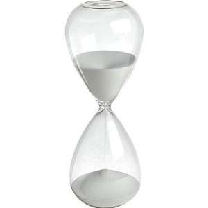  45 Min. Hourglass Sand Timer White 10