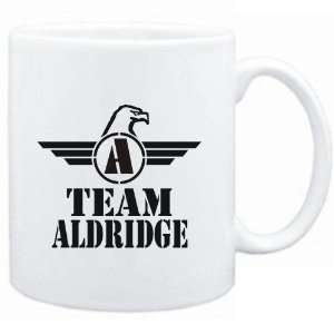  Mug White  Team Aldridge   Falcon Initial  Last Names 