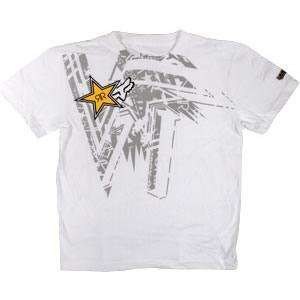  Fox Racing Rockstar Tonic T Shirt   X Large/White 