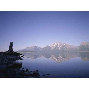 Earling Morning Reflections, Jackson Lake, Grand Teton National Park 