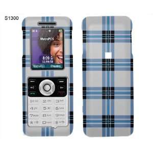 S1300 DOMINO JAX MELO PLAID BLUE WITH WHITE PROTECTOR HARD 