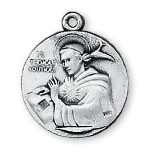  St. Thomas Aquinas Medal in Sterling Silver
