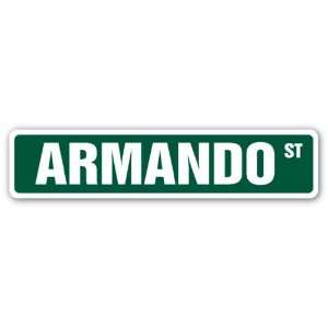  ARMANDO Street Sign name kids childrens room door bedroom 