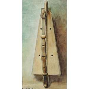   Edward Burne Jones   24 x 48 inches   Study of a harp for Arthur in