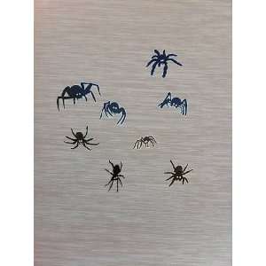 Spiders Creepy Creature Stick ons House Haunters Patio 