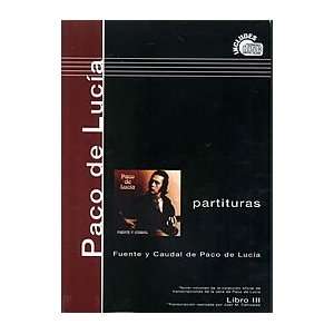  Paco de LucIa Scores, Book 3 Musical Instruments