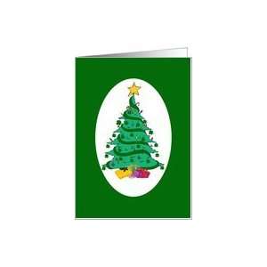  Irish Christmas Tree Greeting Card Card: Health & Personal 