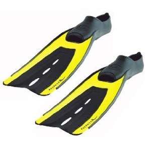  Aeris Velocity Full Foot Fins Great Diving Fin: Sports 