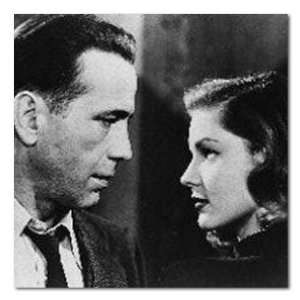  Humphrey Bogart Lauren Bacall The Big Sleep B&W Stretched 