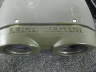 Vector Leica Binoculars   Laser Range Finder / Bearing Compass   RARE 