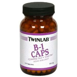  Twinlab B 1 Caps 500mg, 100 Capsules Health & Personal 
