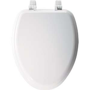  Bemis 1400TTA000 Molded Wood Elongated Toilet Seat, White 