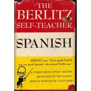  THE BERLITZ SELF TEACHER / SPANISH / Hardcover ©1949 