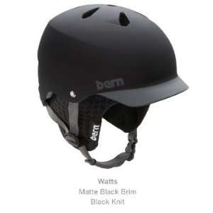  Bern Watts Helmet   Matte Black
