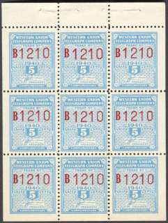 Western Union Telegraph Co. Stamp Scott 16T97  
