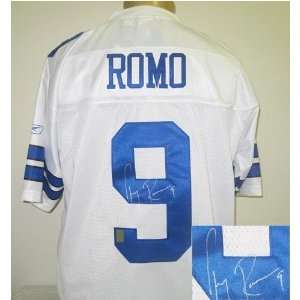  Autographed Tony Romo Uniform   White Eqt Sports 