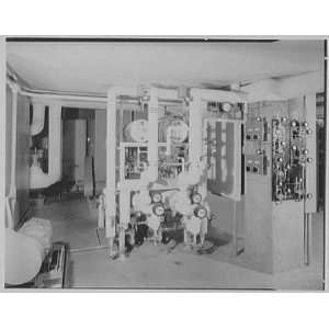 Photo Schering, Bloomfield, New Jersey. Boiler room 1957:  