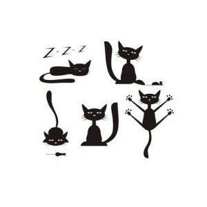  Cats   wall decal   selected color Black   Want different 