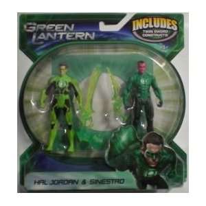   Hal Jordan & Sinestro 2 Pack Green Lantern Movie Figures Toys & Games