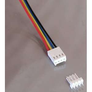  4 Pin Connector W/Header, 0.10 Electronics