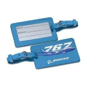  767 PVC Luggage Tag; COLOR: CYAN; SIZE: ONSZ: Office 
