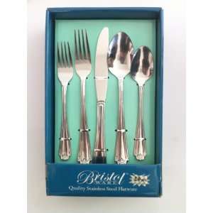  Bristol 20 Pieces Stainless Steel Heavy Duty Silver 