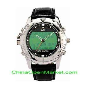  New Stylish water resistant watch MP3 Player with LCD 