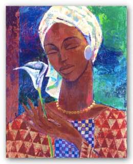 AFRICAN AMERICAN ART Reverie Giclee by Keith Mallet  