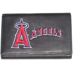  LOS ANGELES ANAHEIM ANGELS Tri Fold Genuine LEATHER WALLET 