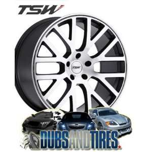  20 Inch 20x8.5 TSW wheels DONNINGTON Gunmetal wheels rims Automotive