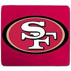 SAN FRANCISCO 49ers Logo NFL RED Silk Screened Team Mouse Pad NEW