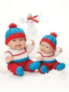 Knitting Patterns LOTS LOVE Baby 8 &10 Doll CLOTHES !!  
