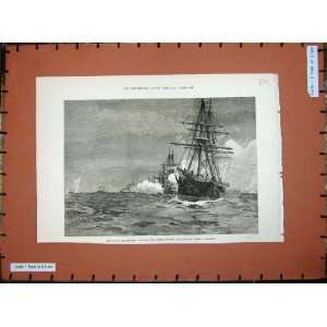 1890 Naval Manoeuvres Admiral George Tryon Ships Sea 