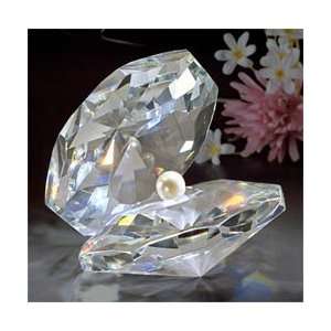 Asfour Crystal Pearly Shell   2 3/4 L x 2 5/8 H  Kitchen 