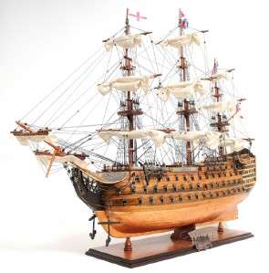 Copper Bottom HMS Victory Wooden Tall Ship Model 38  